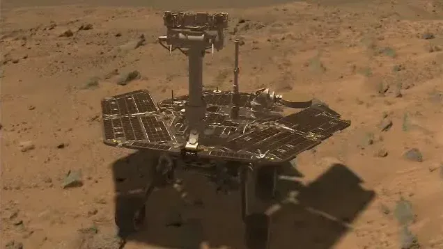 La NASA festeja 5 años de actividad robótica en Marte