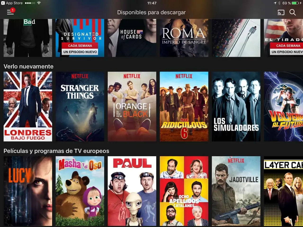 Netflix ya permite ver series y películas offline en teléfonos y tablets