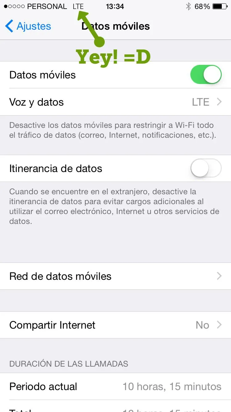 Personal Argentina LTE