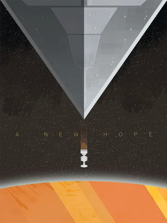 Posters minimalistas de Star Wars
